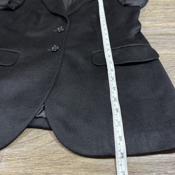 Brooks Brothers Loro Piana Women’s 12 Cashmere Blazer Black - Picture 11 of 16